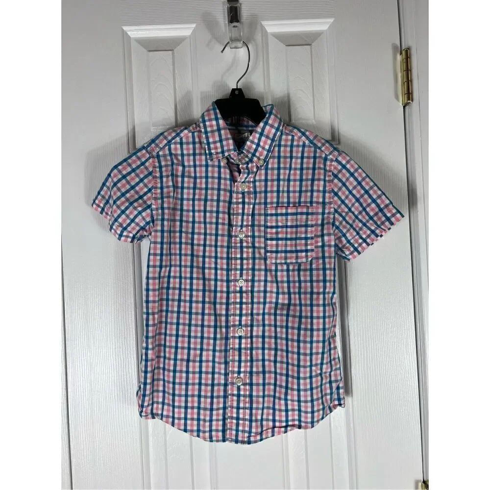 Crewcuts Boys Plaid Shirt Size 8